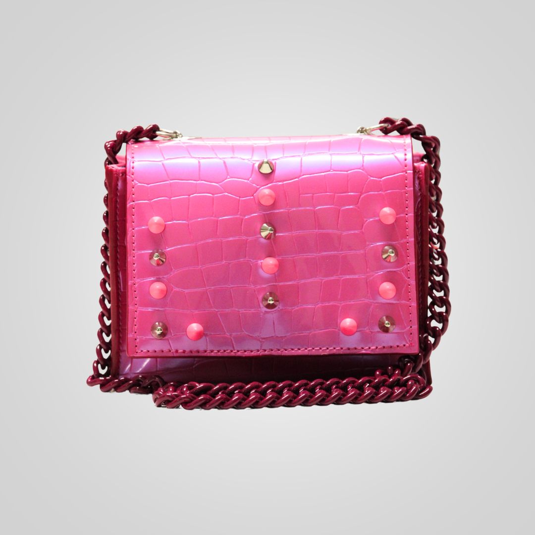 Borsa Portofino mini di colore fucsia