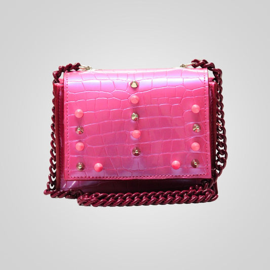 Borsa Portofino mini di colore fucsia